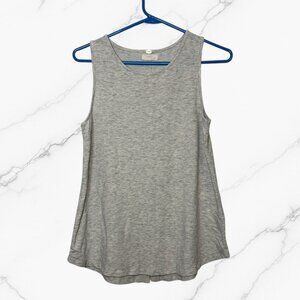Cupio Light Grey Sleeveless Shirt Tank Top Size Med